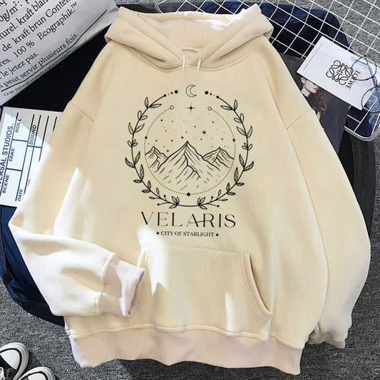 Acotar Hoodies Women Japanese Gothic Aesthetic Hood Female - Sophinity