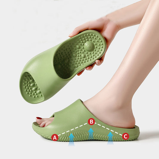 Anti-slip Home Slippers With Massage Sole Design Comfortable Non-slip House Shoes - Sophinity