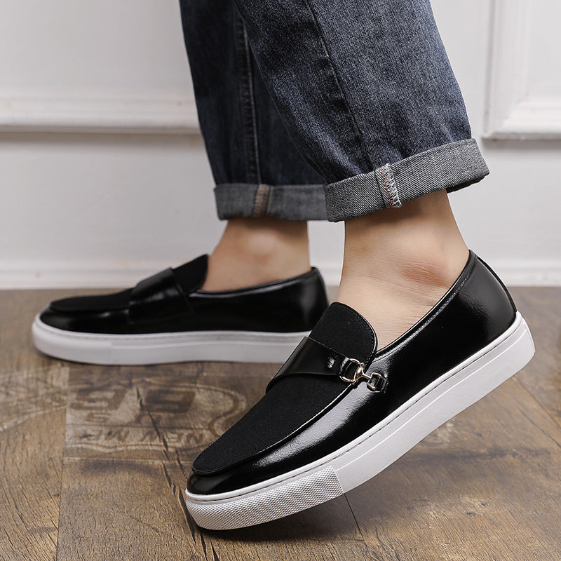 Leather Shoes Business Slip-on Casual Shoes Men - Sophinity