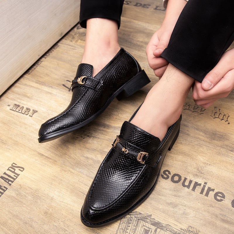 Men'S Shoes Red Hair Stylist Leather Shoes Men Wedding Shoes - Sophinity