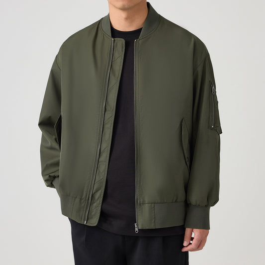 Loose Baseball Collar Pilot Coat Men - Sophinity
