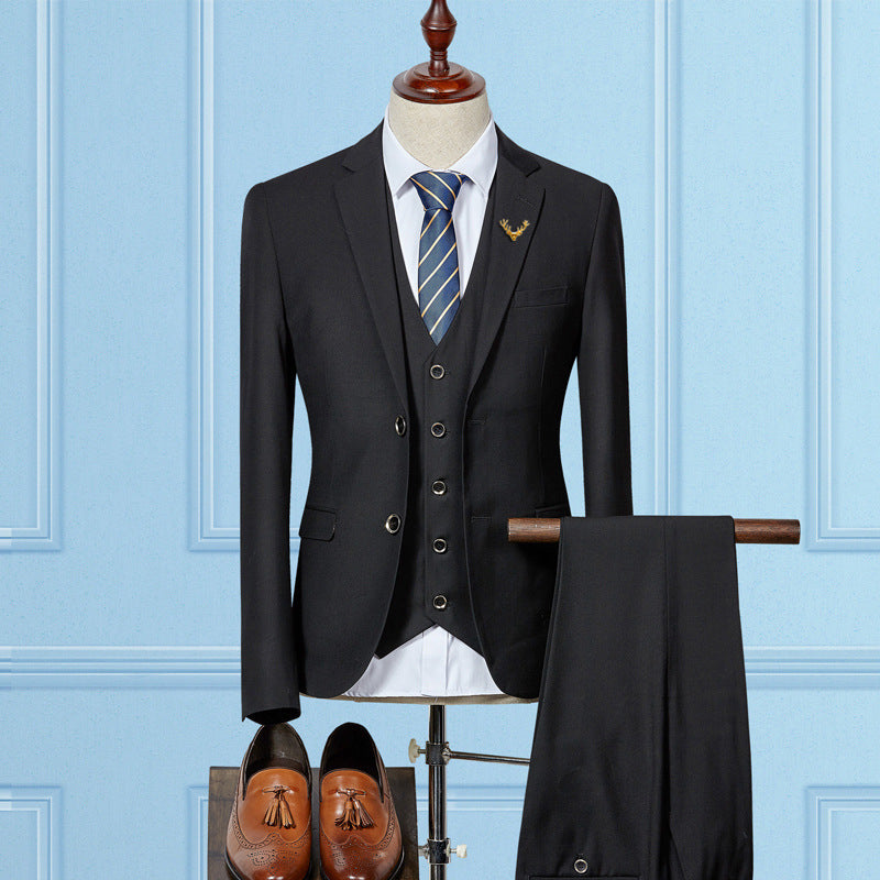 Slim Fit Wedding Suits For Men Custom Made Mens 3 Piece Suit - Sophinity