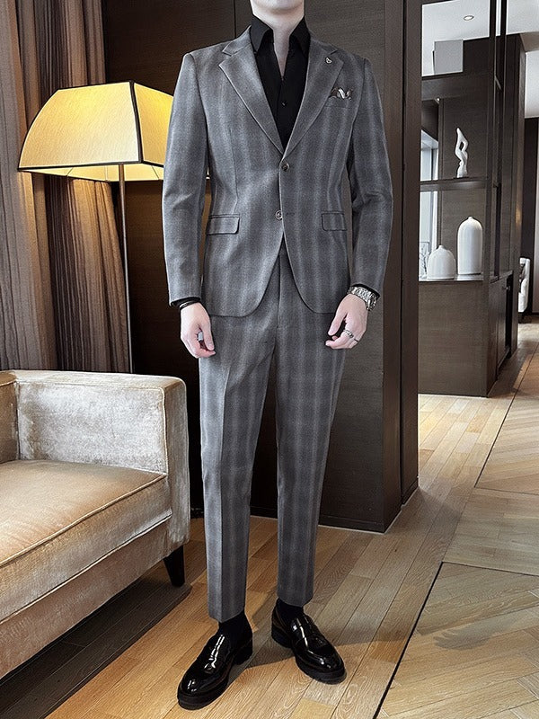 Leisure Suits For Men Business Formal Wear Two-piece Set - Sophinity