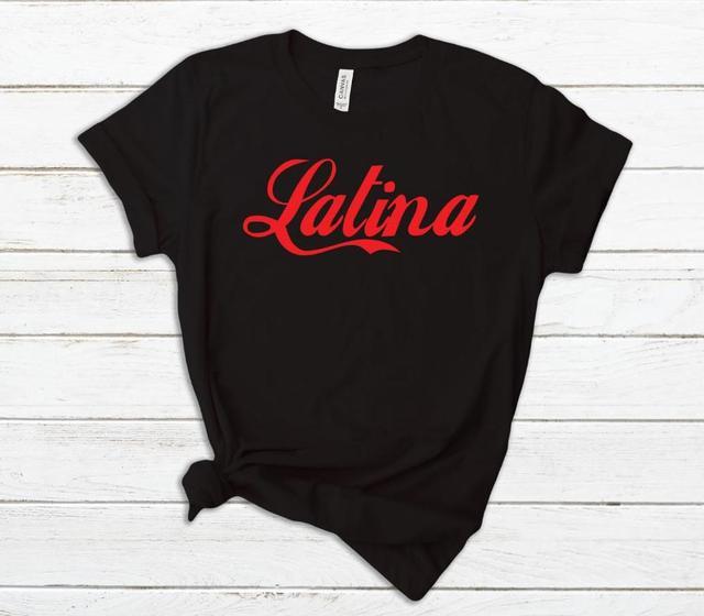 Latina Red Print Women T-shirts Cotton Casual Funny T Shirt - Sophinity
