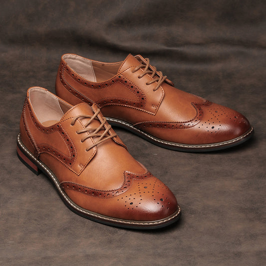 Classic Brogue Business Shoes Men - Sophinity