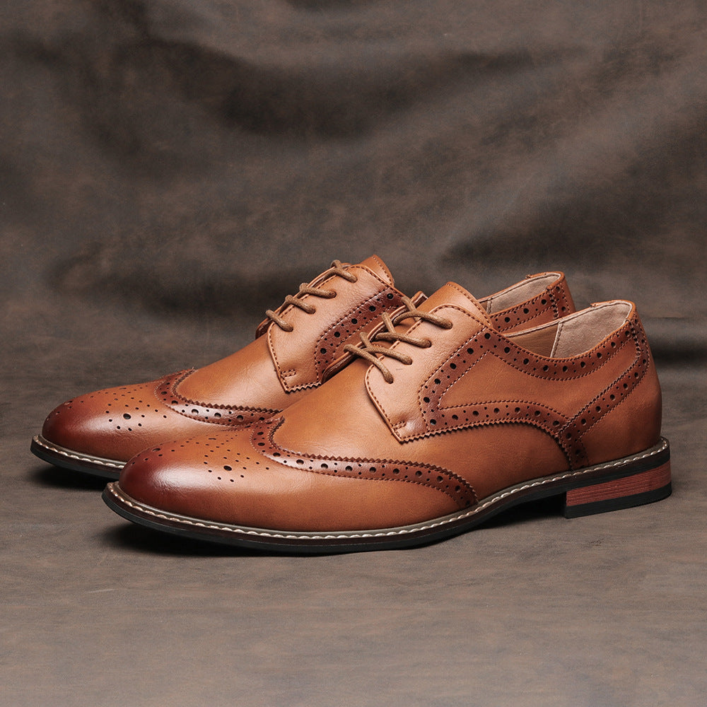 Classic Brogue Business Shoes Men - Sophinity