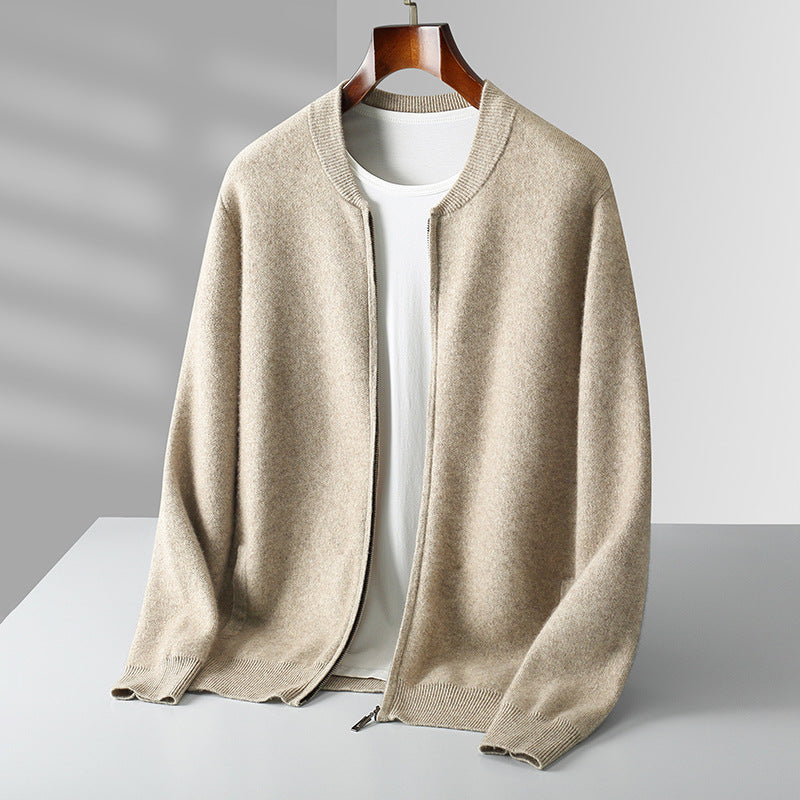 Round Neck Top Men's Cardigan Coat - Sophinity