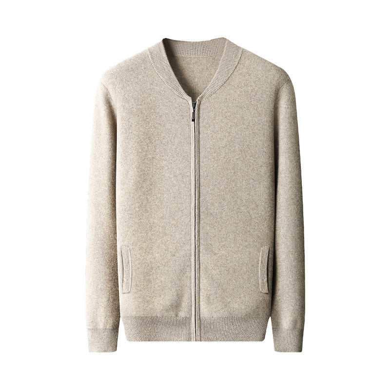 Round Neck Top Men's Cardigan Coat - Sophinity