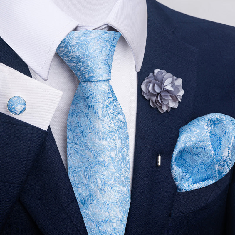 Men's Tie Suit Pocket Square Combo 8 - Sophinity