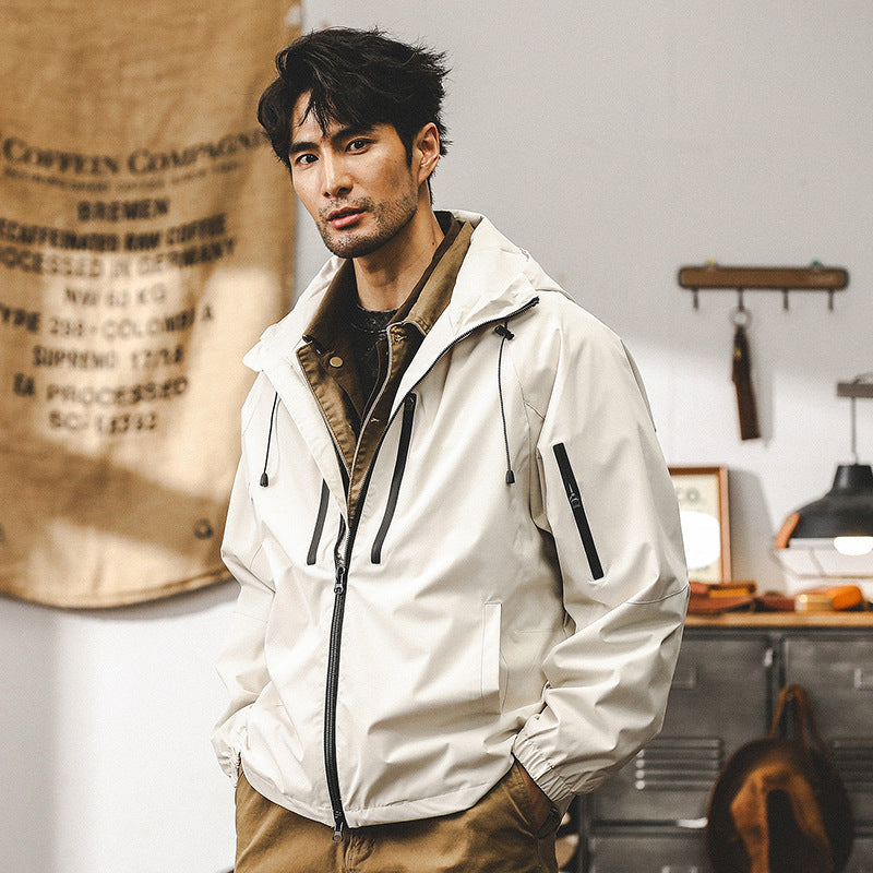 American Retro Outdoor Outdoor Jacket Coat Men - Sophinity