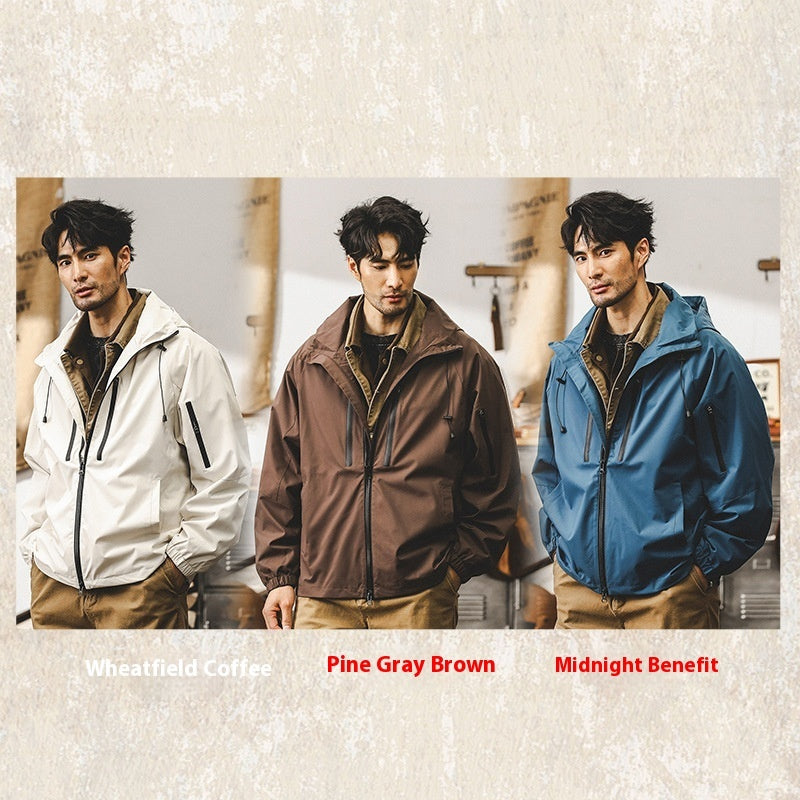 American Retro Outdoor Outdoor Jacket Coat Men - Sophinity