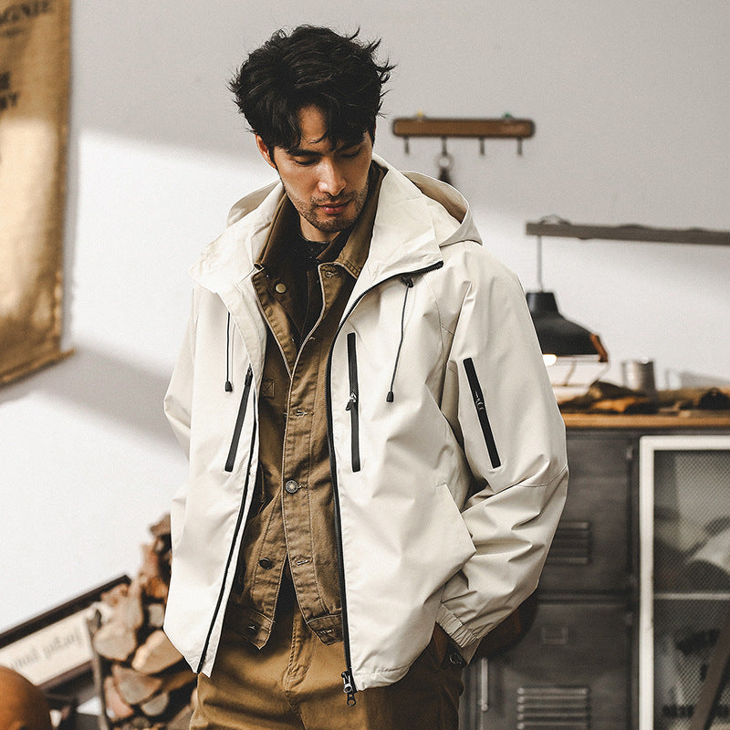 American Retro Outdoor Outdoor Jacket Coat Men - Sophinity