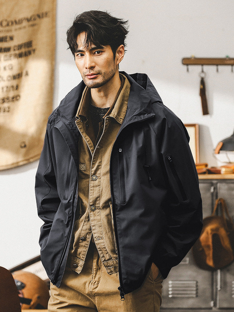 American Retro Outdoor Outdoor Jacket Coat Men - Sophinity