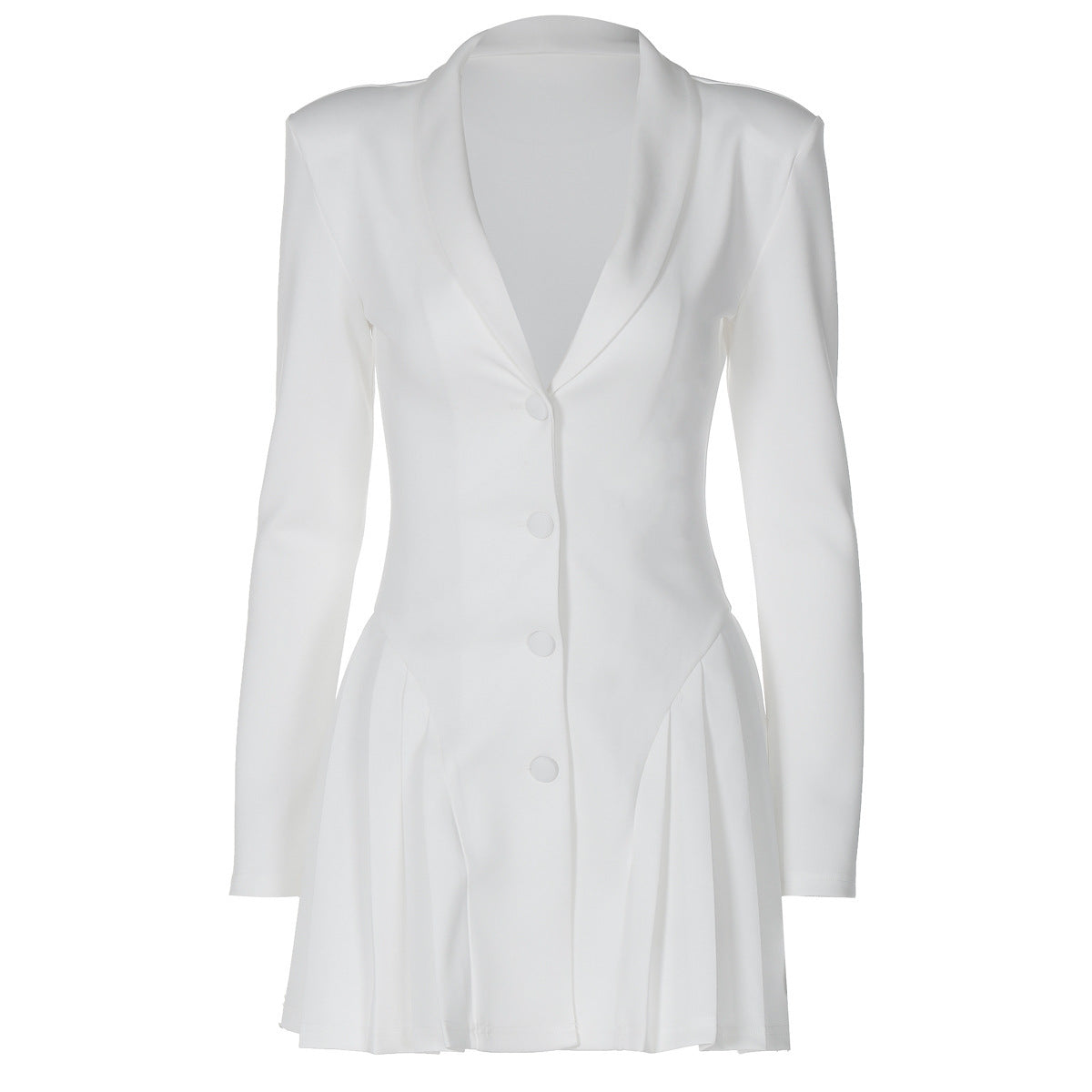 Deep V Cardigan Short Ruffled Dress Women - Sophinity