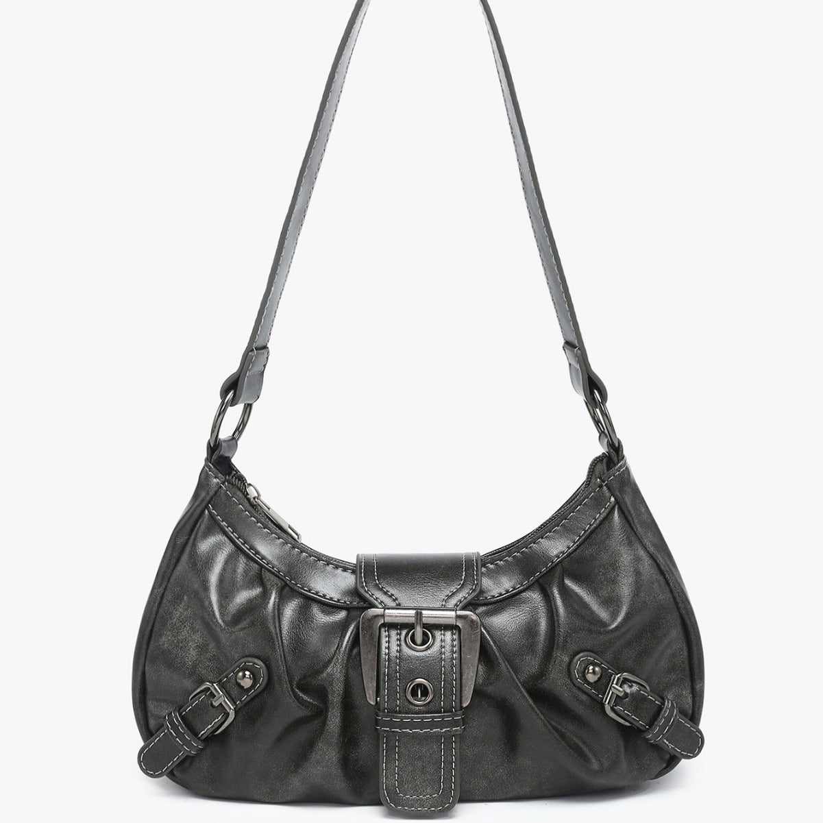 Women's Vintage Vintage Two-tone Leather Shoulder Bag - Sophinity