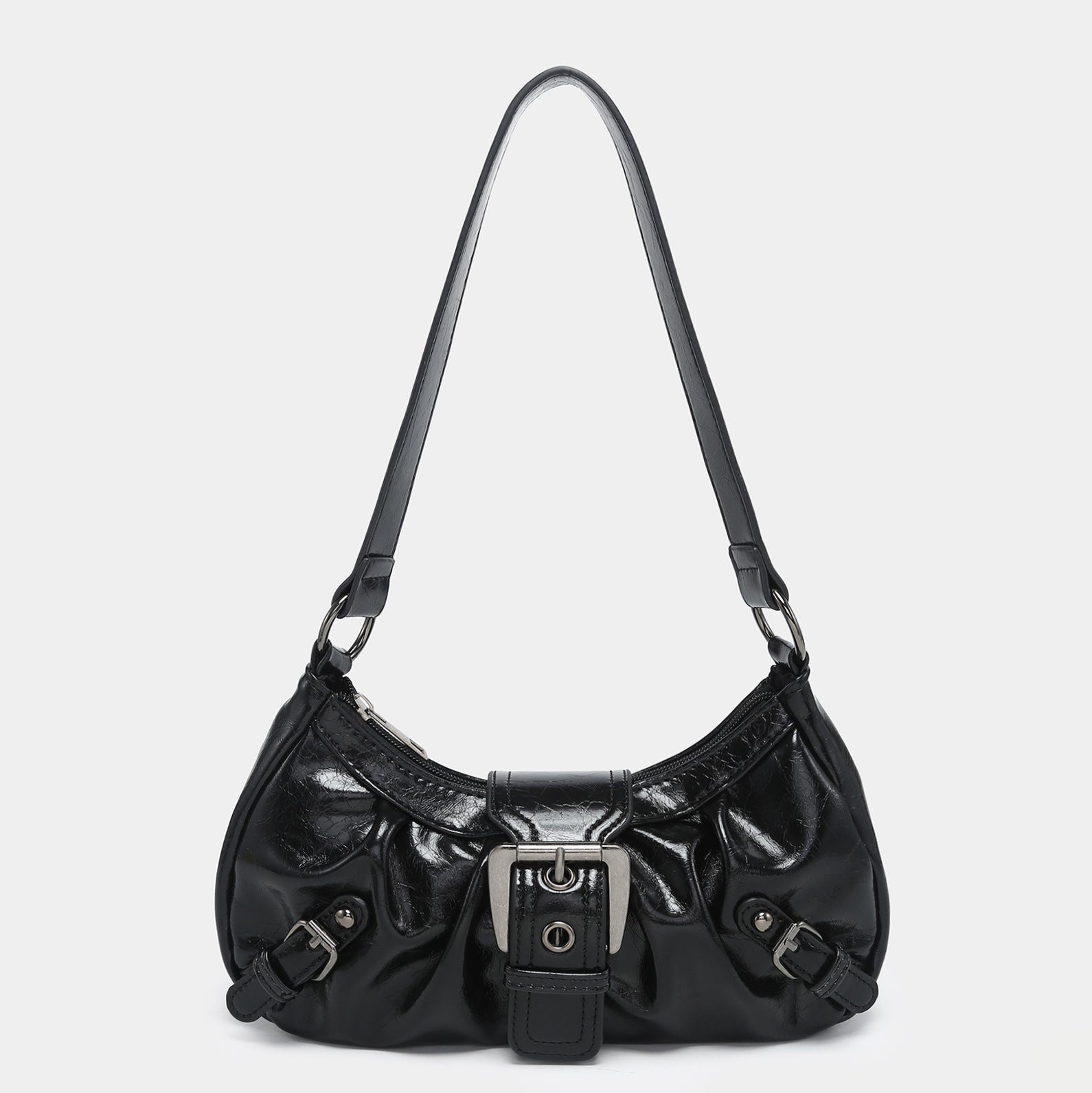 Women's Vintage Vintage Two-tone Leather Shoulder Bag - Sophinity