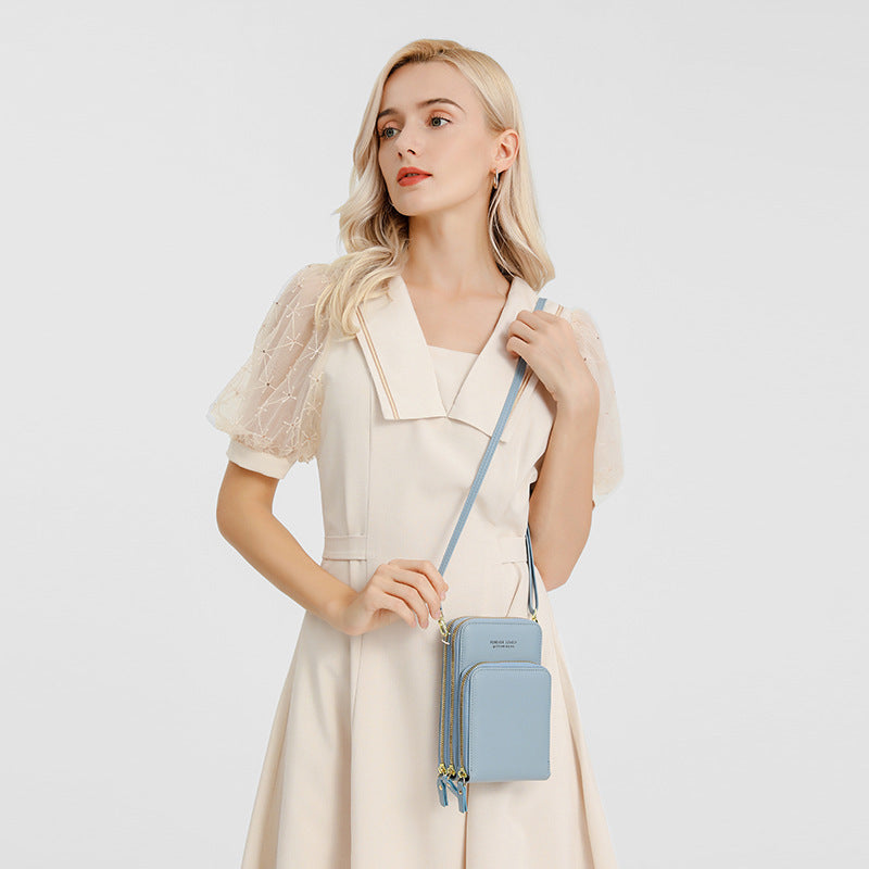 Crossbody Bag Women Tri-fold Pockets Phone Bags - Sophinity
