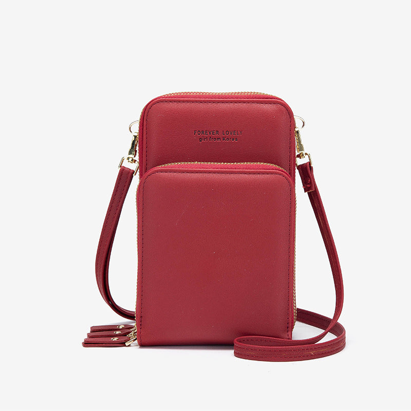 Crossbody Bag Women Tri-fold Pockets Phone Bags - Sophinity