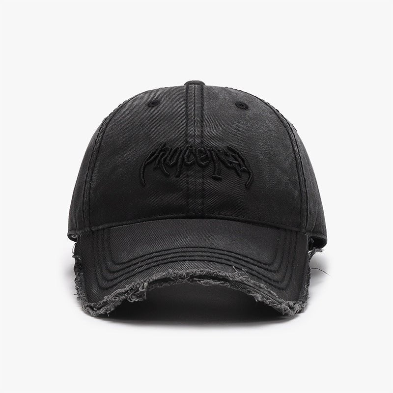 Letter Three - dimensional Embroidery Soft Top Burr Men's Baseball Cap - Sophinity