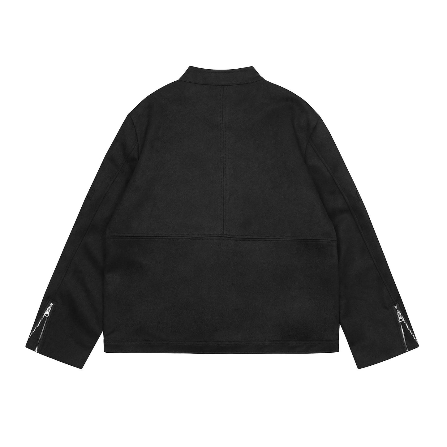 High Street American-style Multi-pocket Suede Flight Jacket