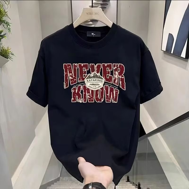 Menswear Clothing Loose Casual Print T-shirt - Sophinity