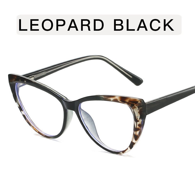 Leg Cat Eye Anti - blue Light Flat Bottom Glasses - Sophinity