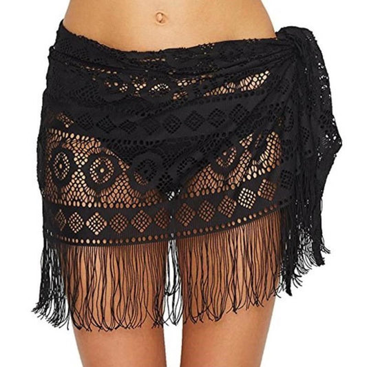 Beach Sunscreen Hollow Out Skirts Bikini - Sophinity
