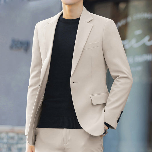 Business Casual Korean-style Slim-fit Trendy High-end Suit Men's Jacket - Sophinity