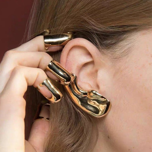 Earlobe Ear Cuff Clip On Earrings Without Piercing For Women - Sophinity