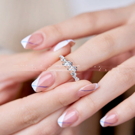 925 Silver Shining Galaxy Diamond Ring For Women - Sophinity