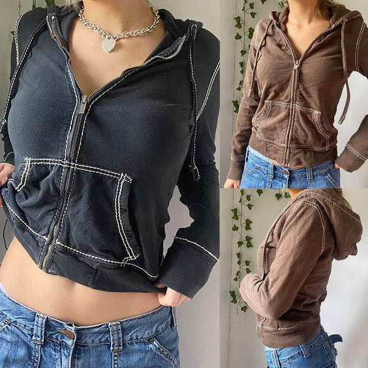 Women's Athleisure Cardigan Hoodie - Sophinity