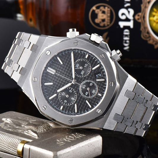 Quartz Men's Timepiece 316L Precision Steel Case - Sophinity