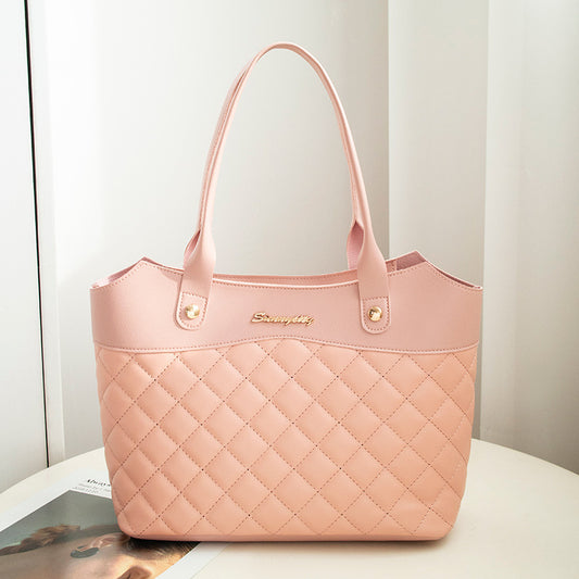 Rhombus Handbag Women Shopping Shoulder Crossbody Bags - Sophinity