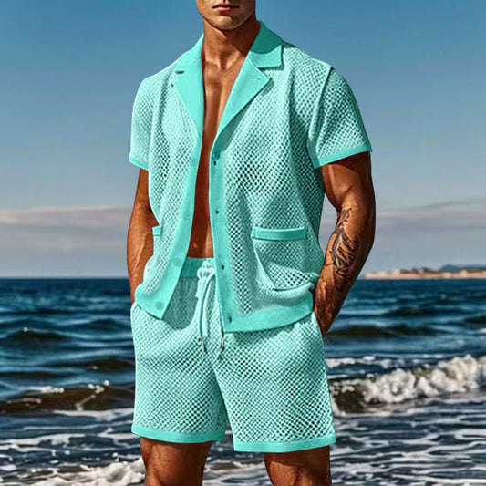 Mesh Breathable Cool Casual Suit - Sophinity