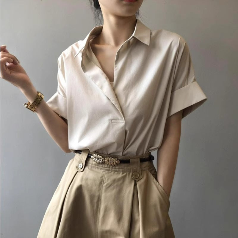 Summer Thin Chic Korean Top - Sophinity