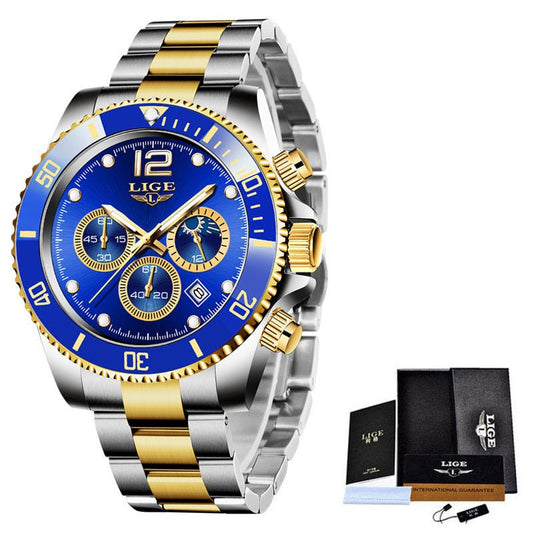 Quartz Watch Men's Sports Waterproof Watch Multi - function Chronograph - Sophinity