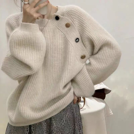 Design Sense Japanese Style Lazy Autumn Winter Coat - Sophinity