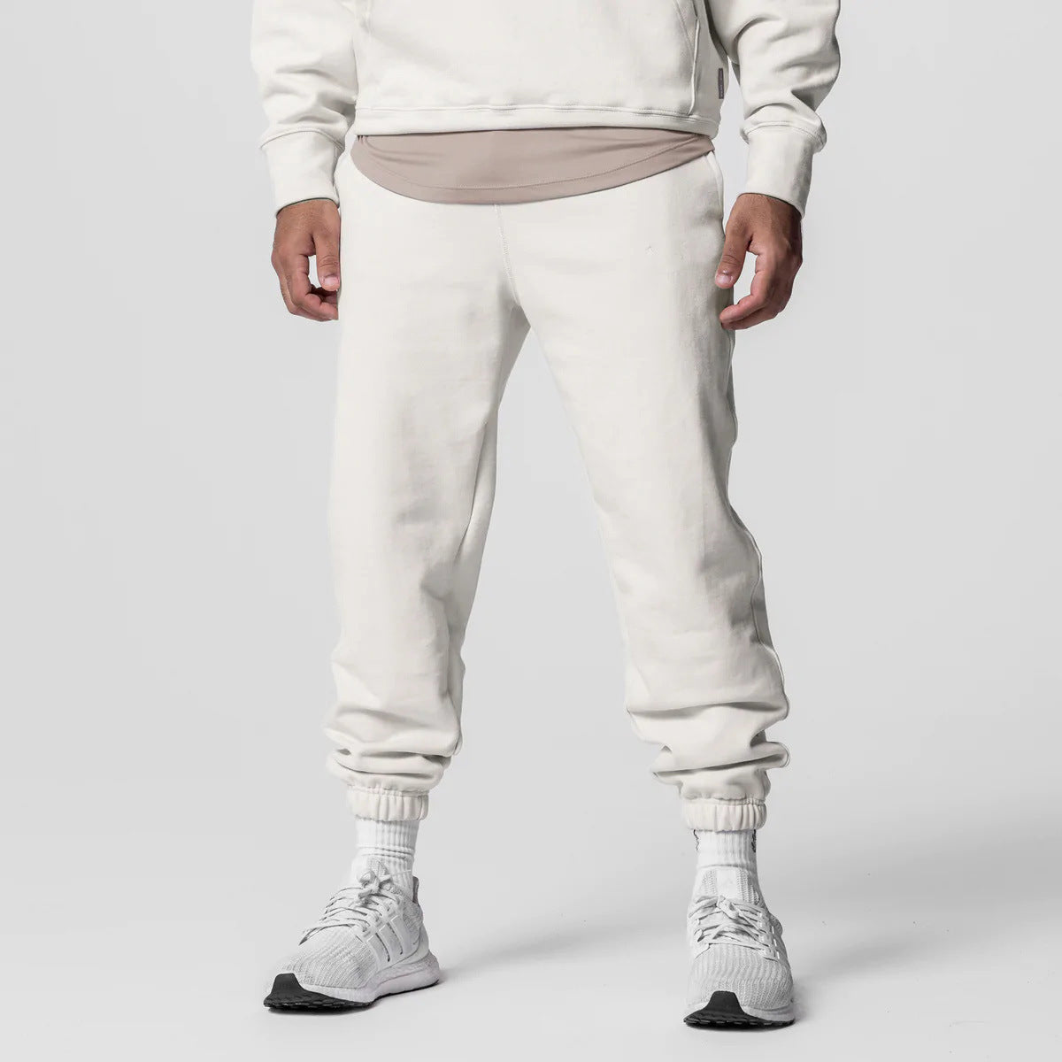 Men's Thick Cotton Hoodies Training Sets Casual Sports Kits Pullover Hooded Top With Pants Sweatshirts Gym Running Tracksuits - Sophinity